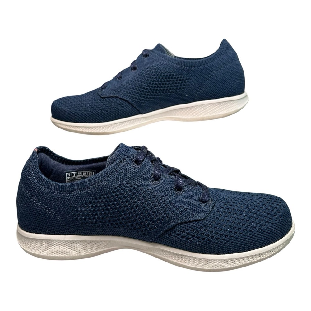Skechers Go Step Lite Slip-on Stretch Casual Sneakers Navy 136112 5Gen Women's 7 - Picture 5 of 12